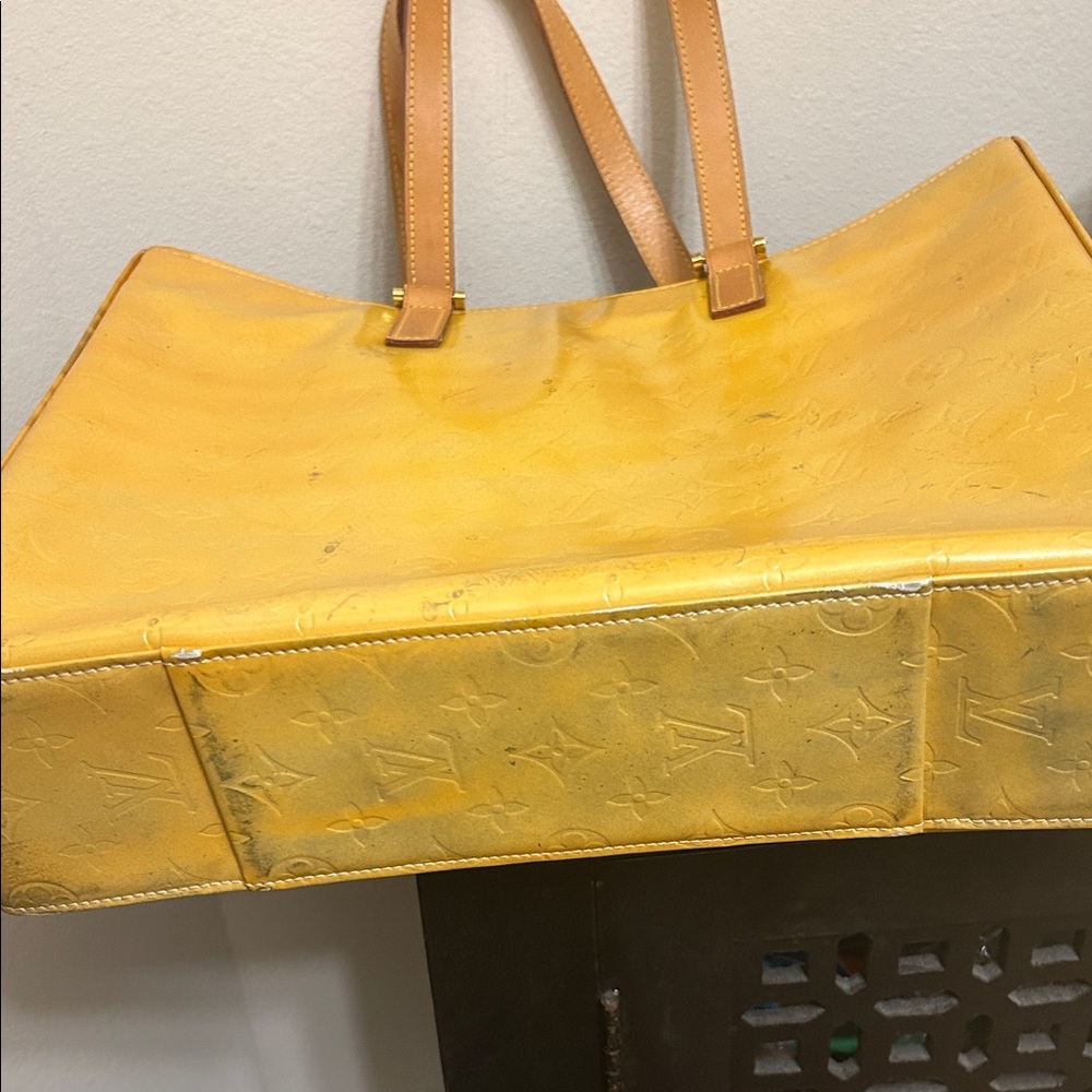 Louis Vuitton Yellow Tote Bag - Picture 8 of 16